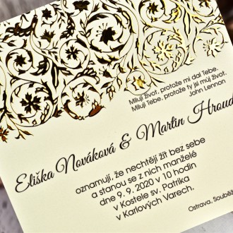 Svatební oznámení FO1207