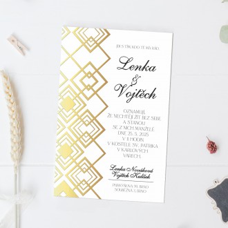 Svatební oznámení FO1215