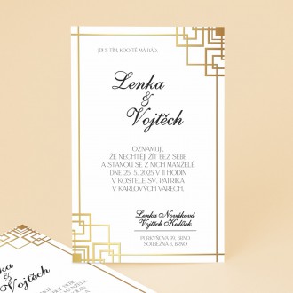 Svatební oznámení FO1216
