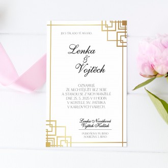 Svatební oznámení FO1216