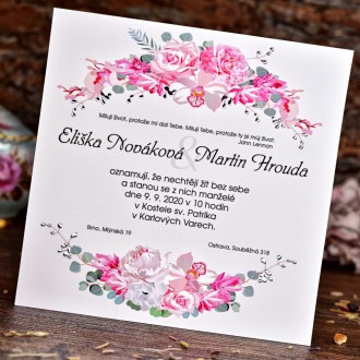 Svatební oznámení FO1218