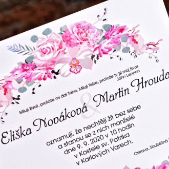 Svatební oznámení FO1218