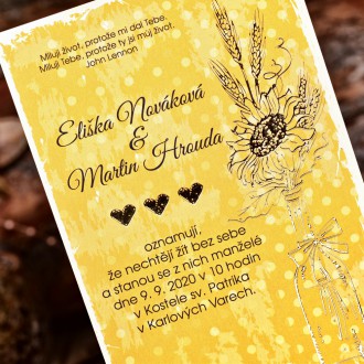 Svatební oznámení FO1219