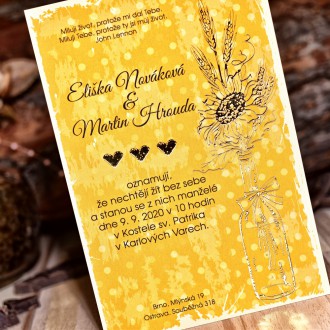 Svatební oznámení FO1219
