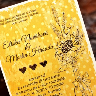 Svatební oznámení FO1219