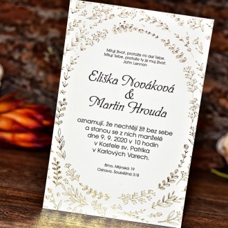 Svatební oznámení FO1220