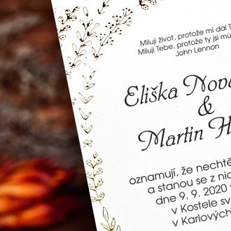 Svatební oznámení FO1220