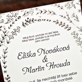 Svatební oznámení FO1220