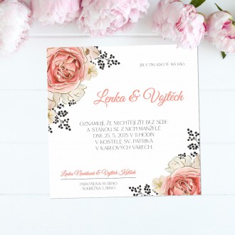 Svatební oznámení FO1231