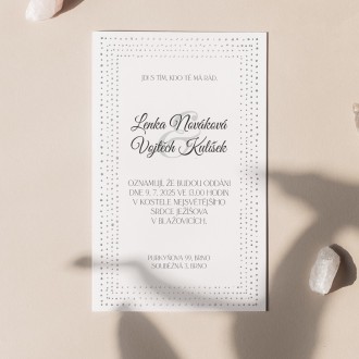 Svatební oznámení FO1234