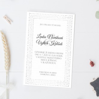 Svatební oznámení FO1234