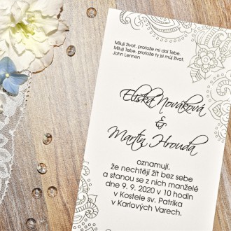 Svatební oznámení FO1238