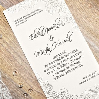 Svatební oznámení FO1238