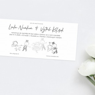 Svatební oznámení FO1249