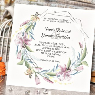 Svatební oznámení FO1259