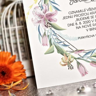 Svatební oznámení FO1259
