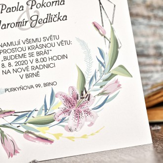 Svatební oznámení FO1259