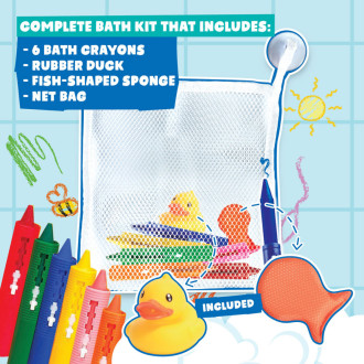 BATH CRAYONS. Vzdělávací hračky pro děti