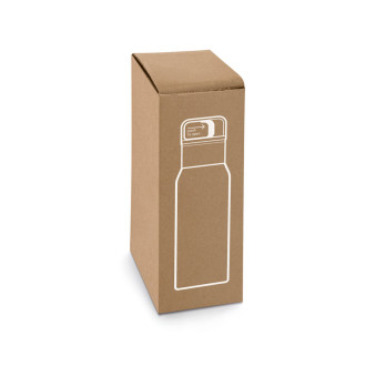 NICKLAUS. Nerezová láhev (91 % recyklovaná) s vakuově izolovanou dvojitou stěnou 590 ml