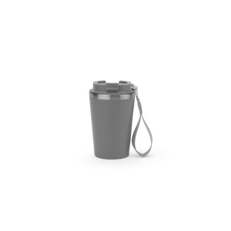 SPITZ. Cestovní hrnek z nerezové oceli (90 % rSS) s dvojitou stěnou a matným povrchem 460 ml