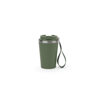 SPITZ. Cestovní hrnek z nerezové oceli (90 % rSS) s dvojitou stěnou a matným povrchem 460 ml
