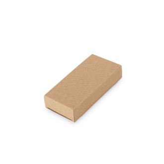 RACHEL. Bamboo and ABS key ring with LED torch