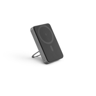 WARSHEL 10. Magnetická powerbanka 10 000 mAh s 15W superrychlou bezdrátovou nabíječkou z recyklovaného ABS (100% rABS) se stojánkem
