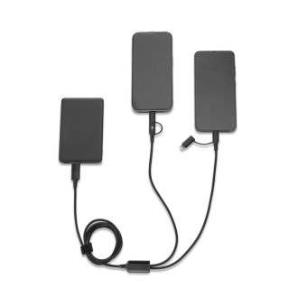 BERTOZZI. Superrychlý USB kabel 6 v 1 vyrobený z hliníku a recyklovaného PET