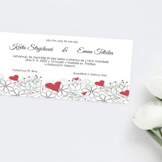 Svatební oznámení FO1282