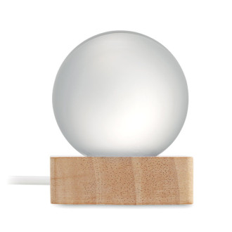 LIGHT, Skleněná koule s LED