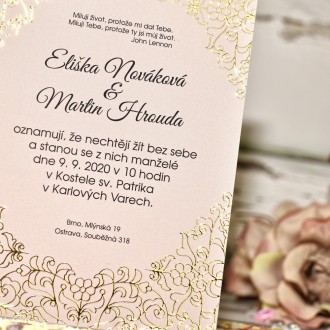 Svatební oznámení FO1290
