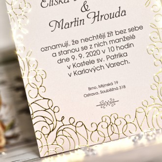 Svatební oznámení FO1291