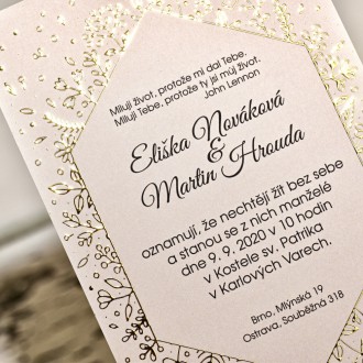 Svatební oznámení FO1292