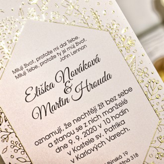 Svatební oznámení FO1292