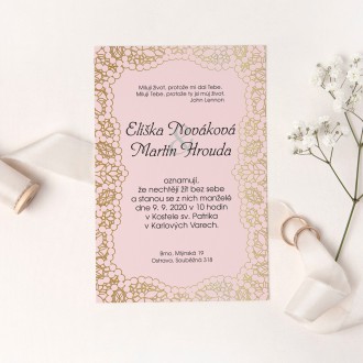 Svatební oznámení FO1106