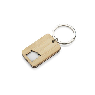 Bambusová klíčenka CARVE