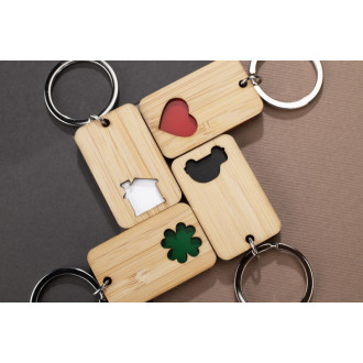 Bambusová klíčenka CARVE