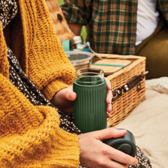 Cestovní skleněný hrnek 340 ml Black+Blum