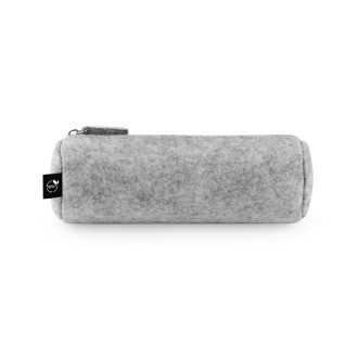 NOMAD. Víceúčelové pouzdro z recyklovaného filcu (100% rPET) s pravítkem, tužkami, gumou a ořezávátkem