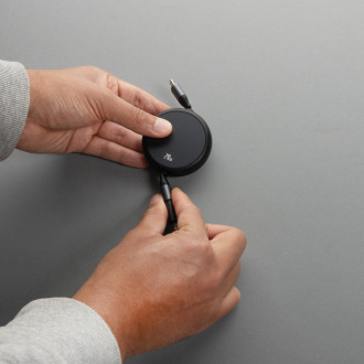 Recyklovaný hliníkový zatahovací 2v1 kabel 240W Terra z RCS