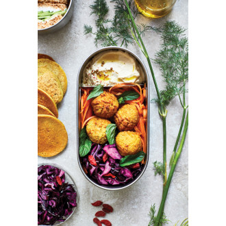 Nerezový dvojitý Bento box Black+Blum