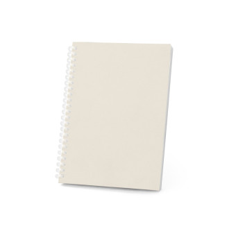 SCHILLER. Poznámkový blok A5 s flexibilním obalem, vyrobený ze 100% recyklovaného papíru