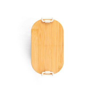 MAHLEB. Vzduchotěsná PP krabice s bambusovým víkem