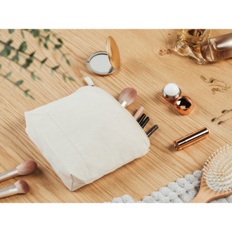 KAYLA. Oboustranné kulaté hliníkové zrcadlo s magnetickým zapínáním