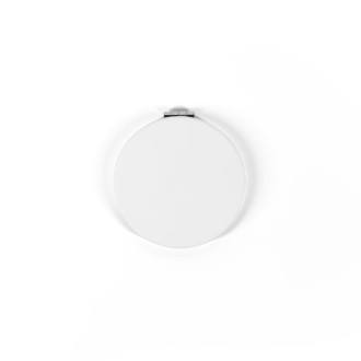 FREYA. Oboustranné kulaté zrcadlo s matným PU povrchem