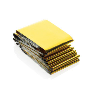 Záchranná deka Solra v sáčku z recykl. RPET materiálu