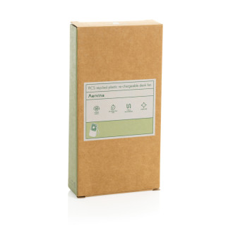 Stolní dobíjecí větráček Aervina z recyklovaného plastu RCS