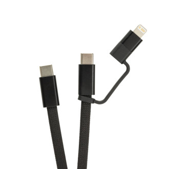 Ultra tenký magnetický nabíjecí kabel 60W 2 v 1