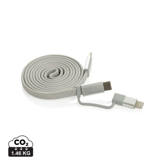 Ultra tenký magnetický nabíjecí kabel 60W 2 v 1