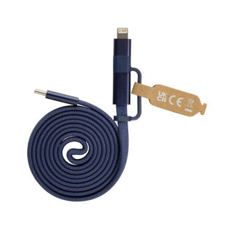 Ultra tenký magnetický nabíjecí kabel 60W 2 v 1